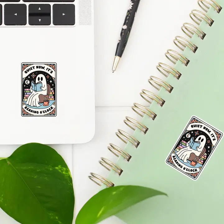 Reading O’Clock Tarot Sticker
