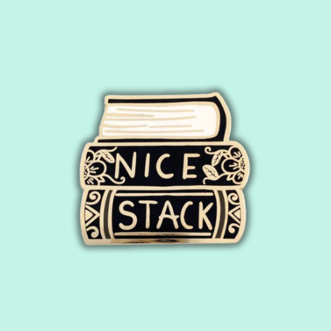 Nice Stack Enamel Lapel Pin