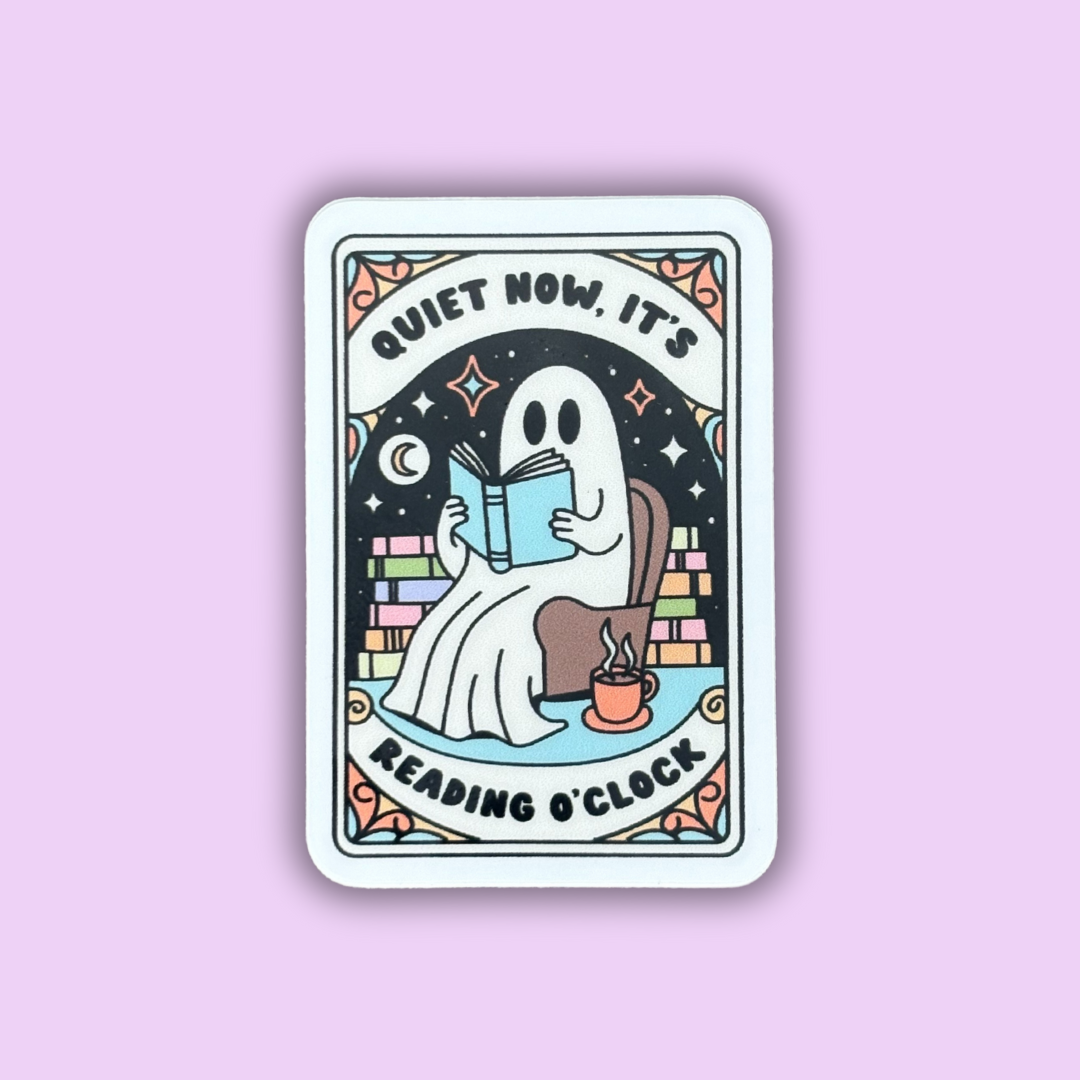 Reading O’Clock Tarot Sticker