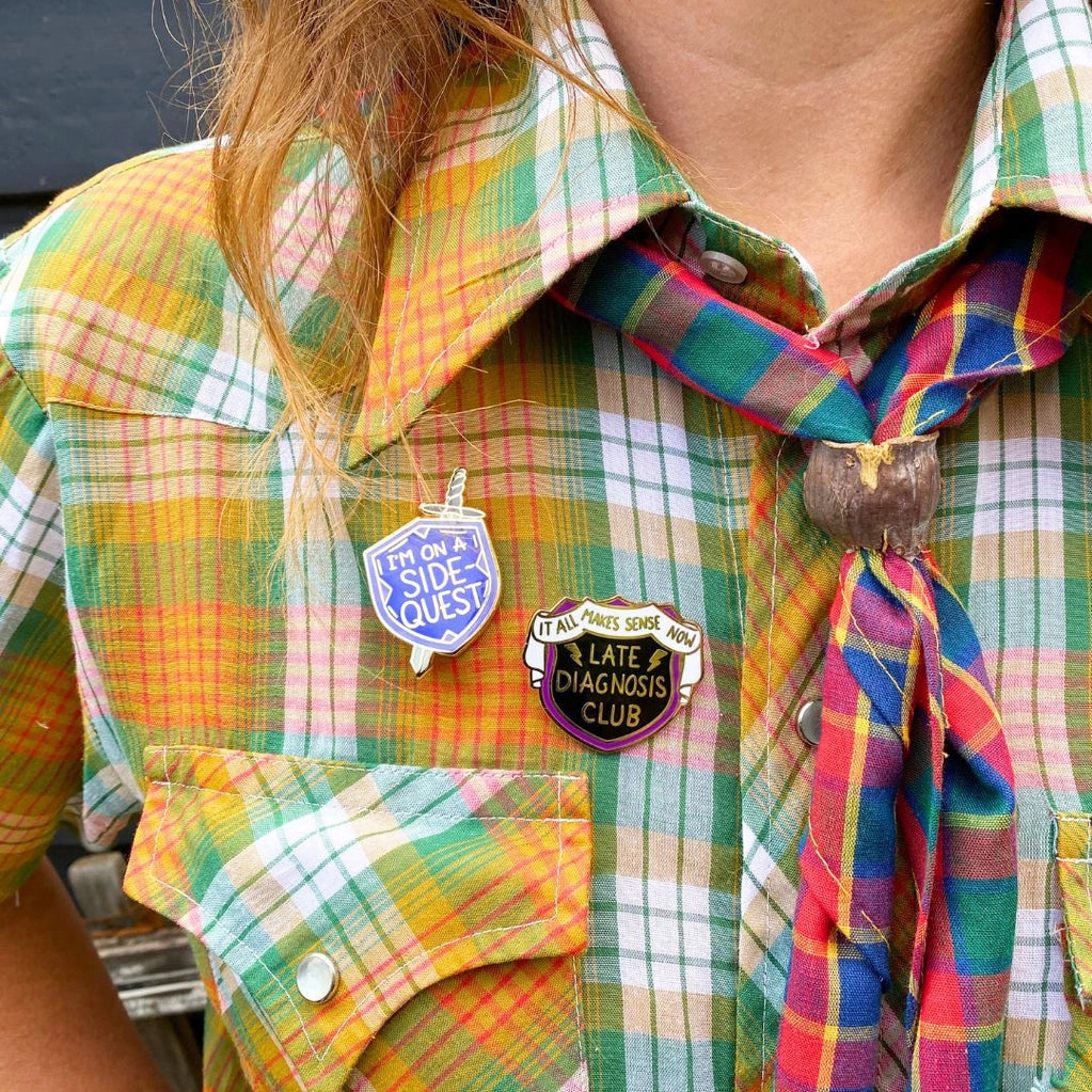 I'm On A Side Quest Enamel Lapel Pin