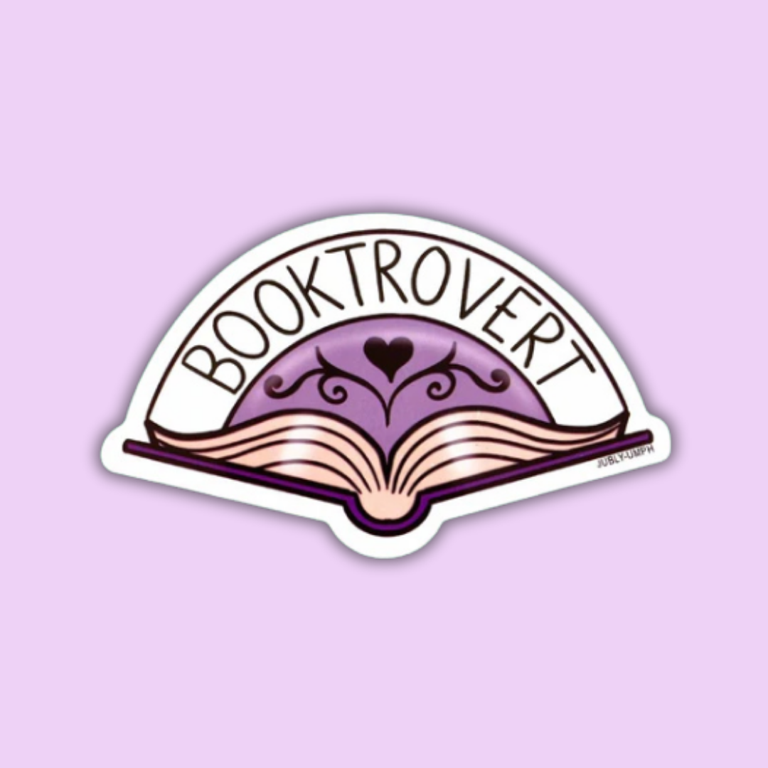 Booktrovert Sticker