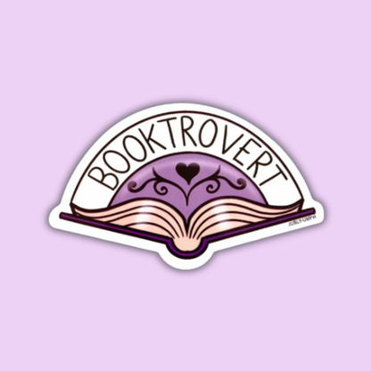 Booktrovert Sticker