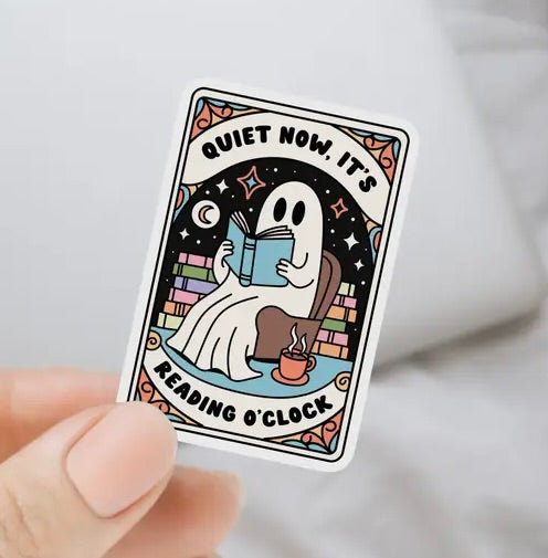 Reading O’Clock Tarot Sticker