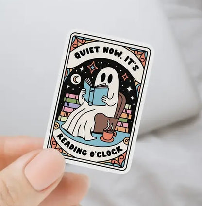 Reading O’Clock Tarot Sticker
