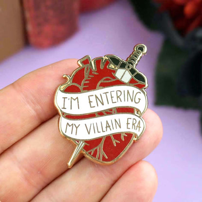 I'm Entering My Villain Era Enamel Lapel Pin