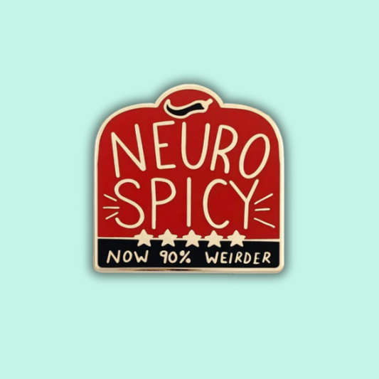 Neuro Spicy Enamel Lapel Pin