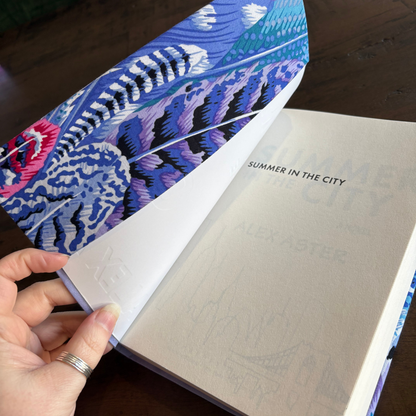 Dust Jacket - Trade Paperback (Large) - Purple Feathers