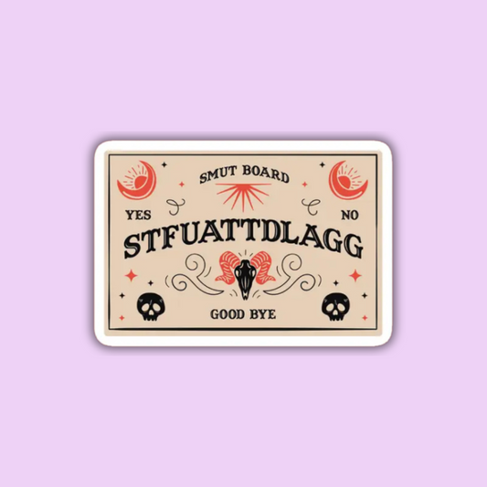 STFUATTDLAGG Ouija Board Spicy Book Sticker