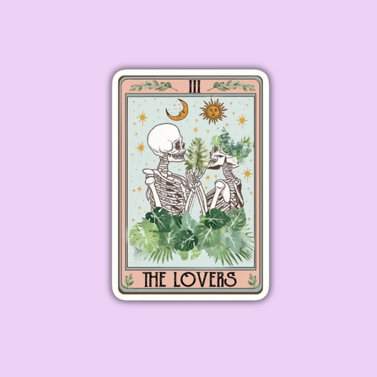 The Lovers Plant Tarot Sticker