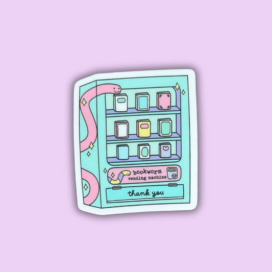 Book Vending Machine Sticker