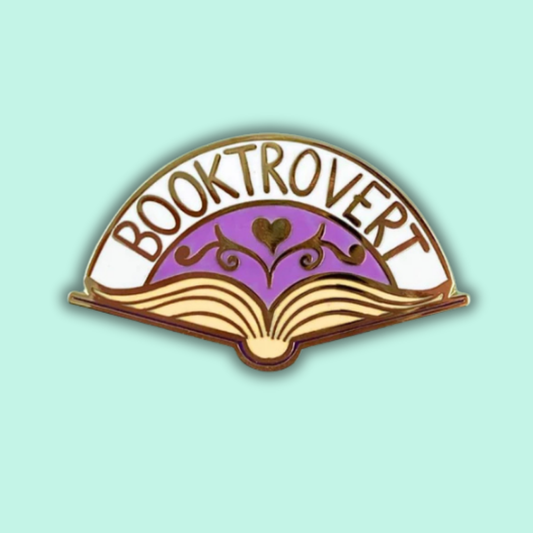 Booktrovert Enamel Lapel Pin