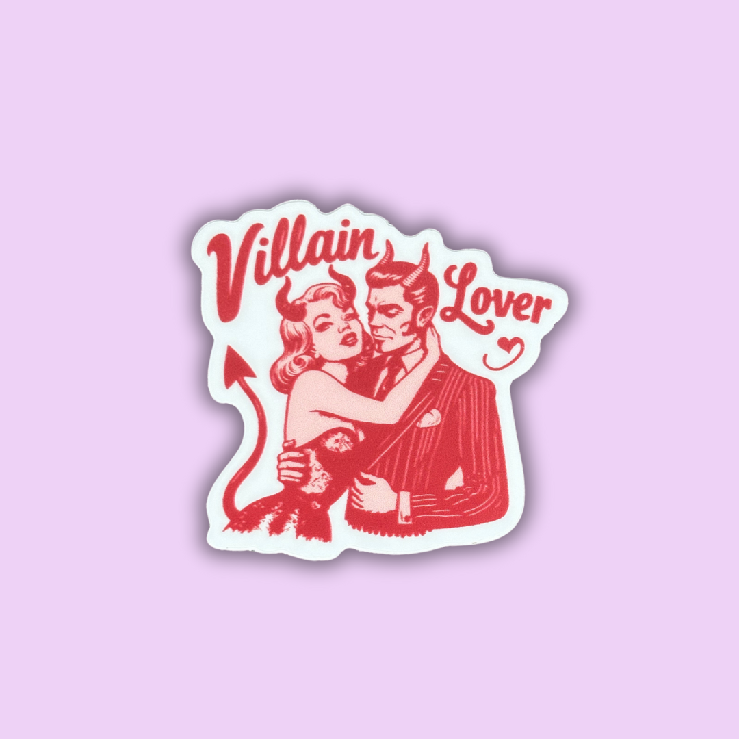 Villain Lover Bookish Sticker 